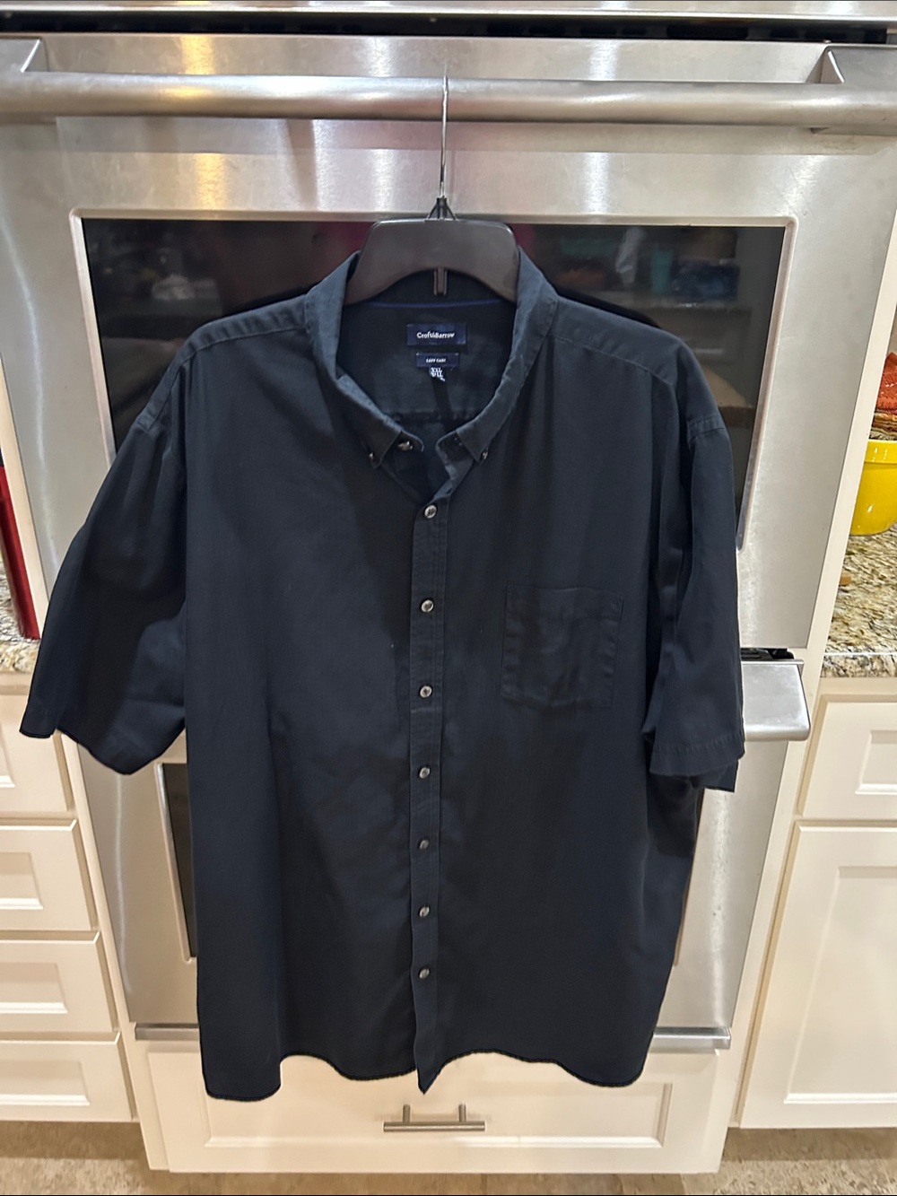 croft & barrow Black Short-Sleeve Button-Down Shirt - Picture 4 of 16